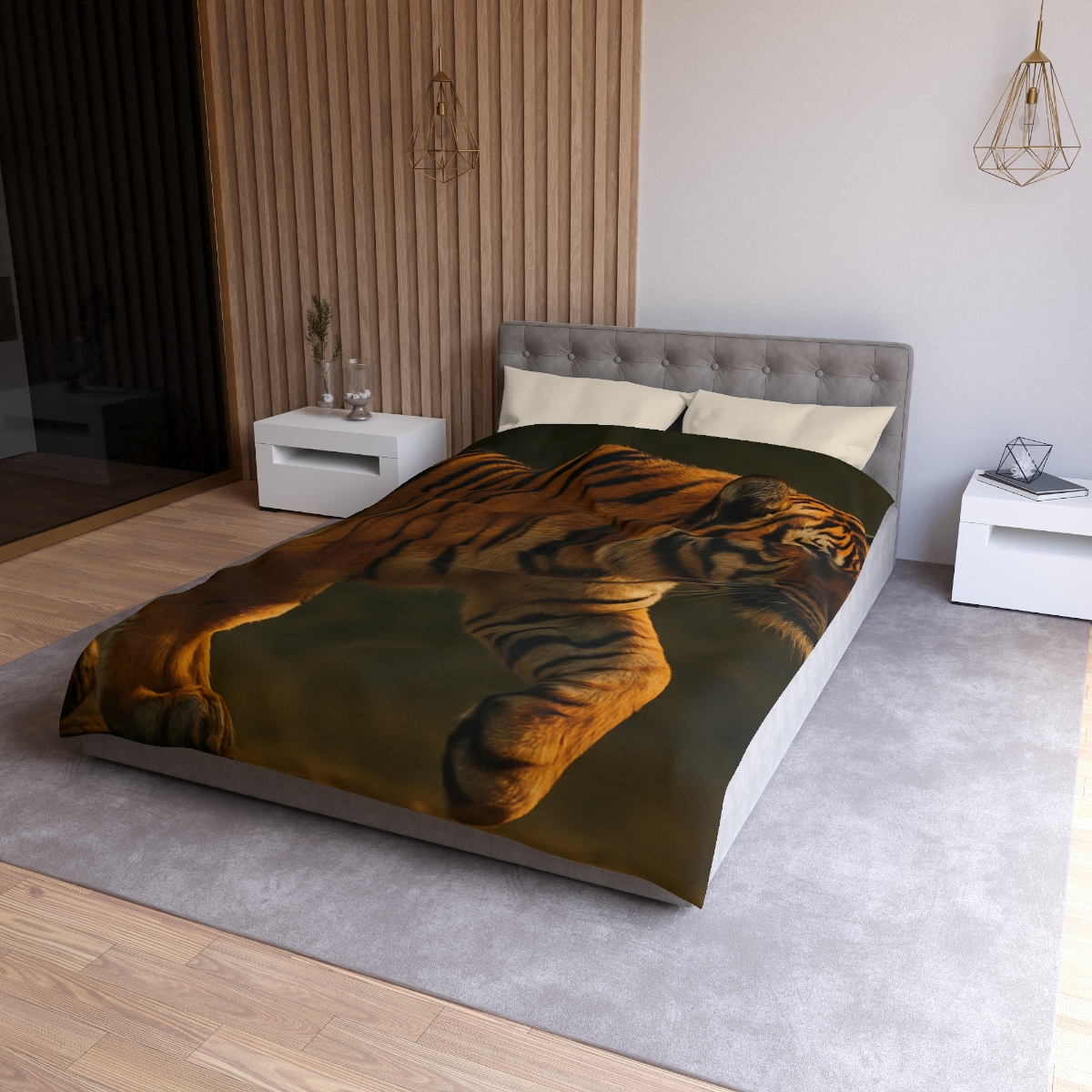 Forest Stalker Bengal Tiger stylish duvet covers