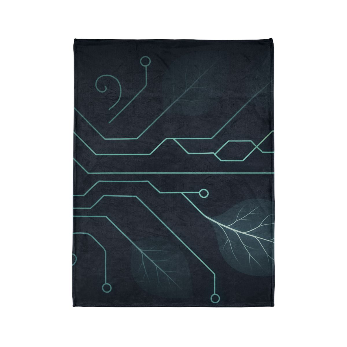 Vine Circuit Filigree soft fleece blankets