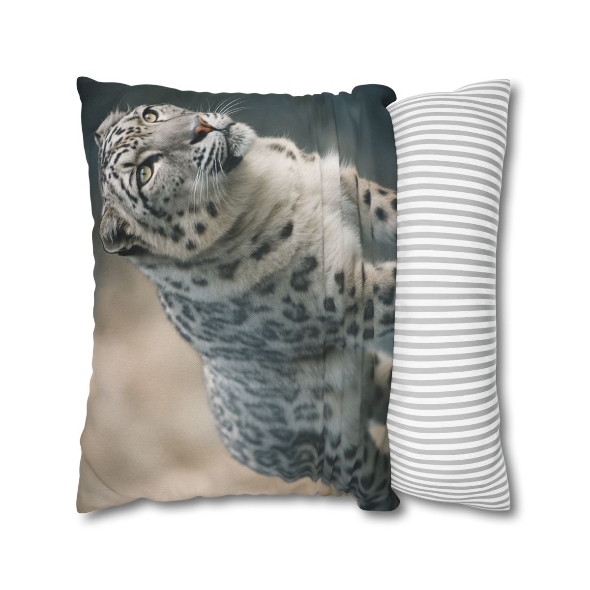 Mist Veil Snow Leopard comfortable bedding pillow covers