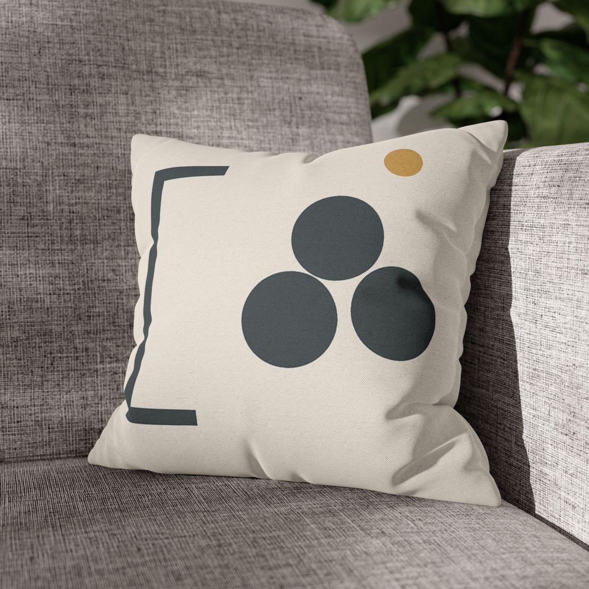 Diagonal Bracket And Three Circle Cluster custom pillow cases