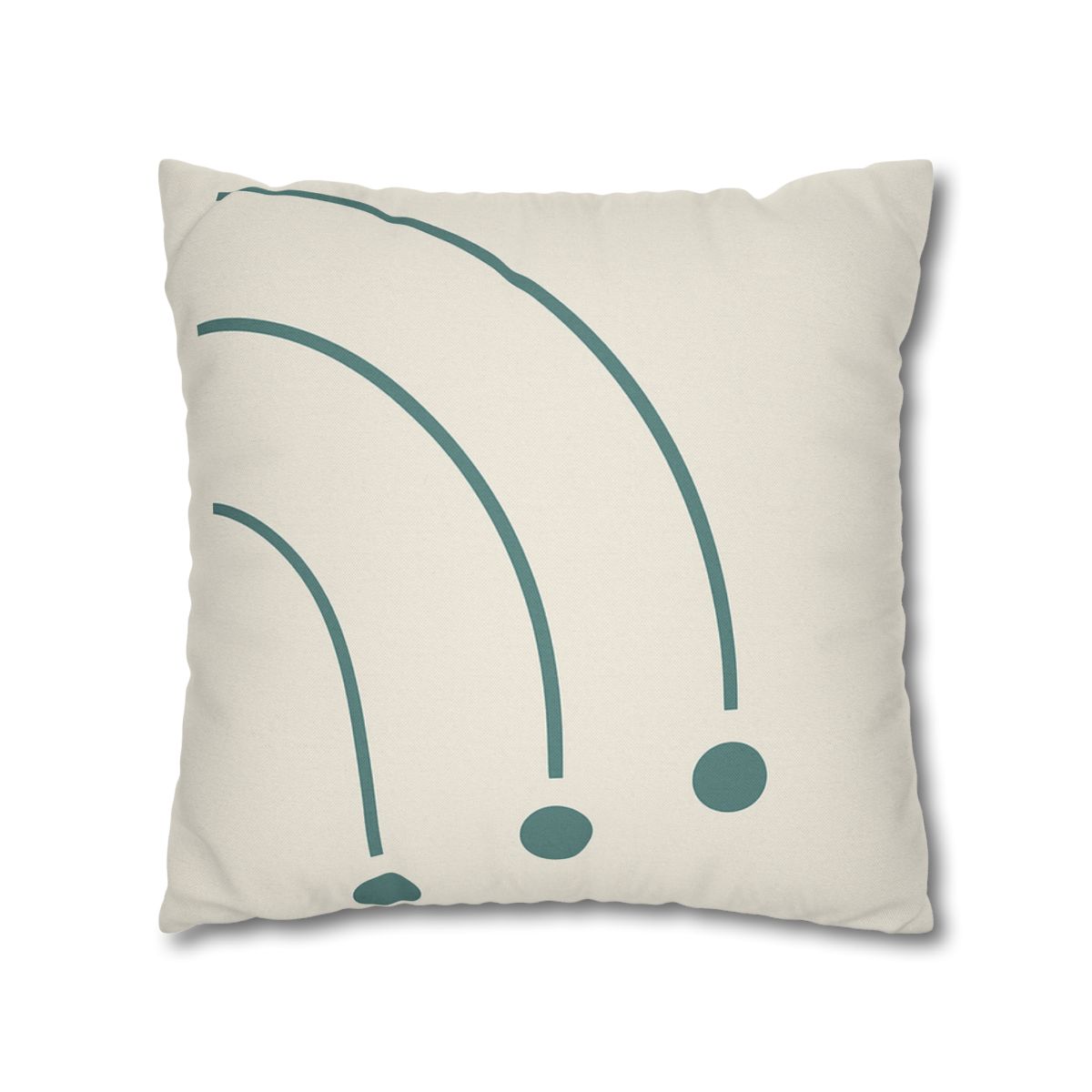 Balanced Arc And Dot Trio personalized pillow covers