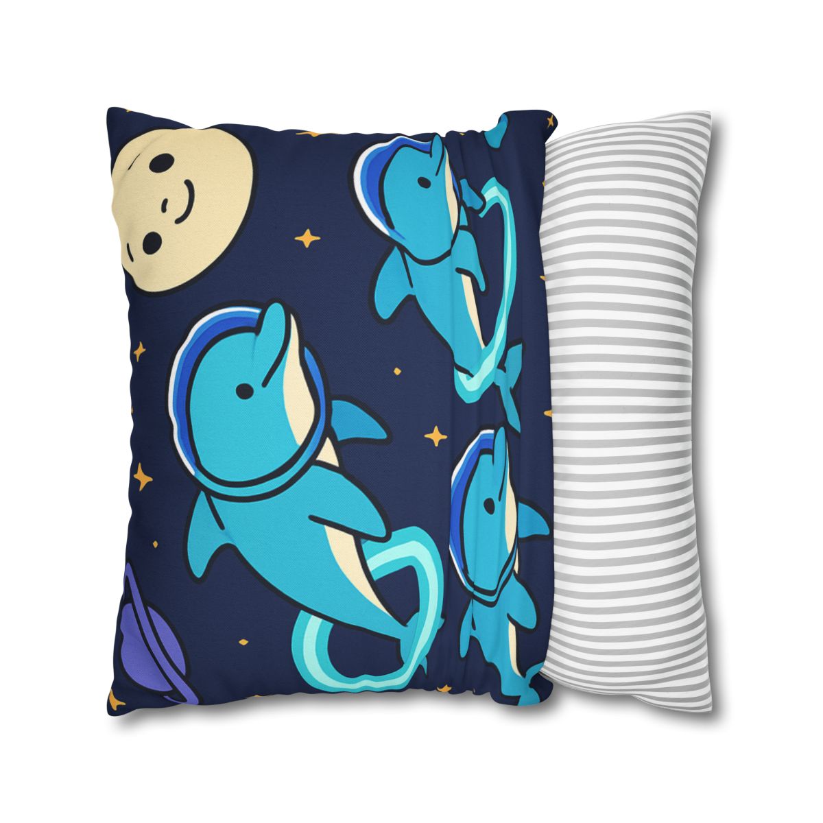 Cosmic Dolphin Playground custom pillow cases
