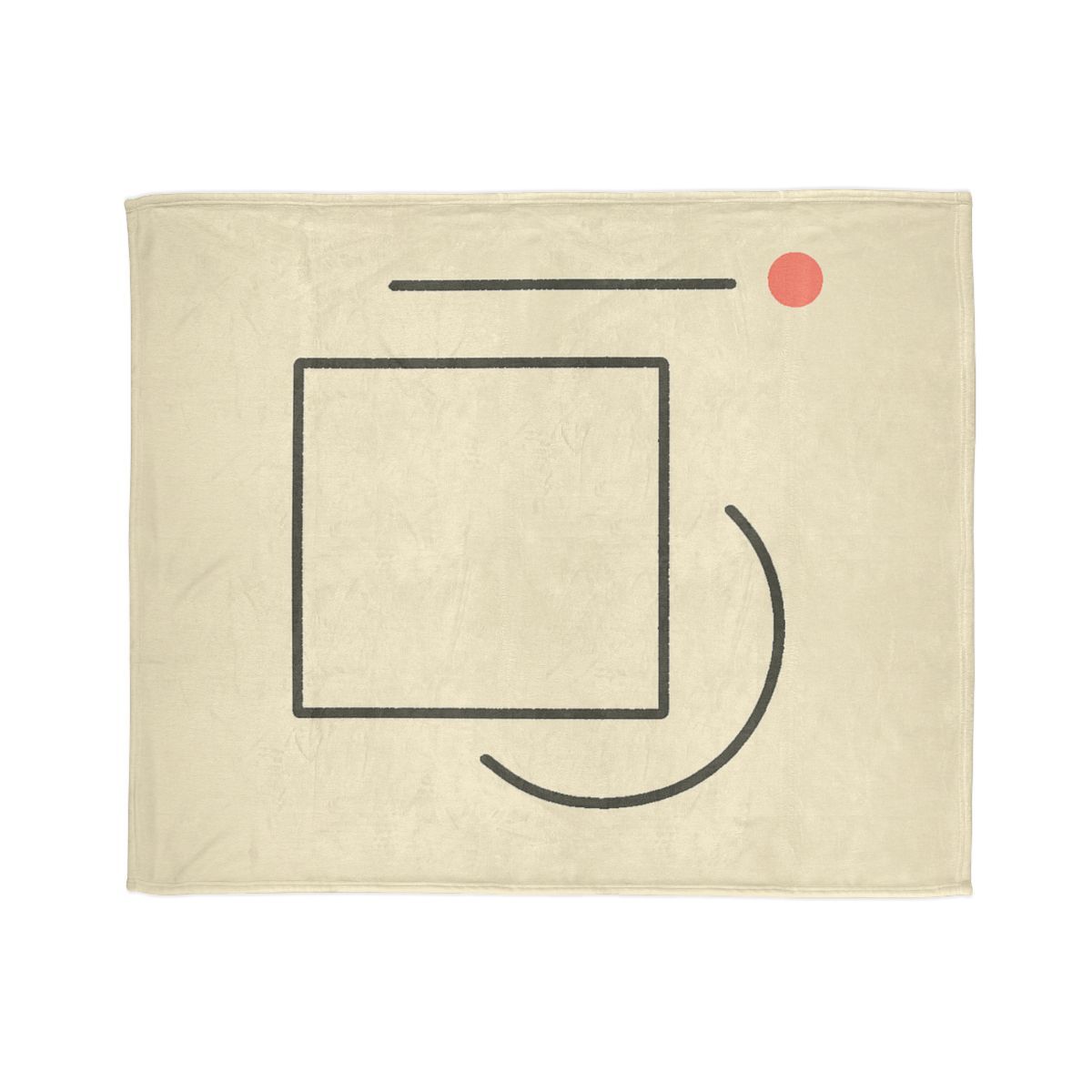 Offset Frame With Crescent Anchor warm winter blankets