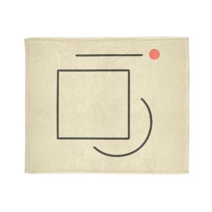 Offset Frame With Crescent Anchor warm winter blankets