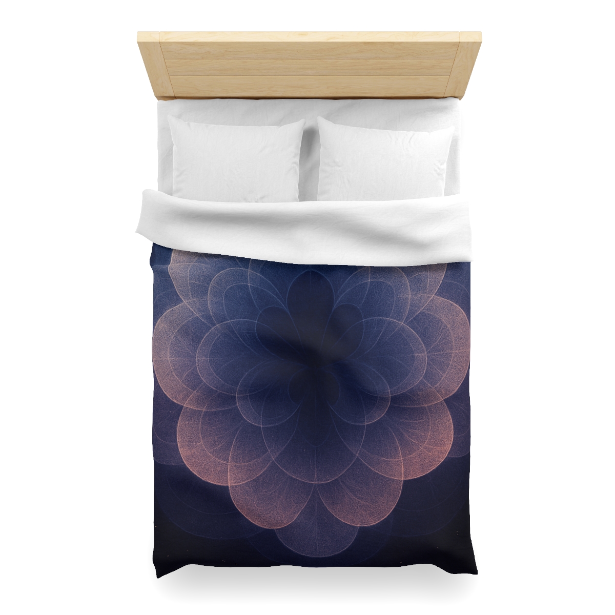Petal Halo Interference personalized bedding duvets