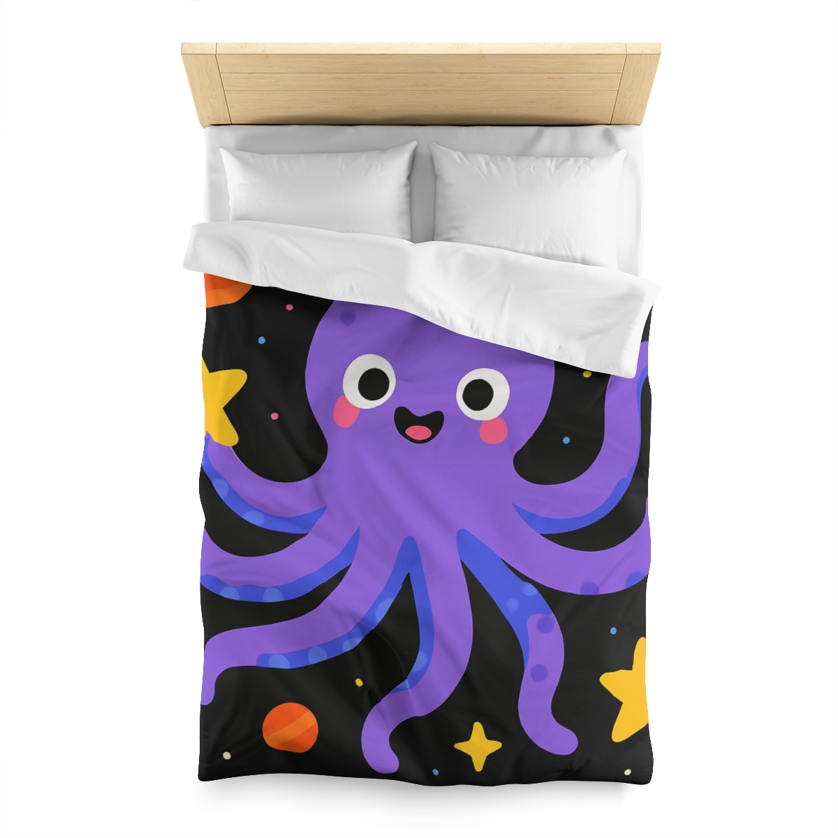 Friendly Space Octopus unique patterned duvets