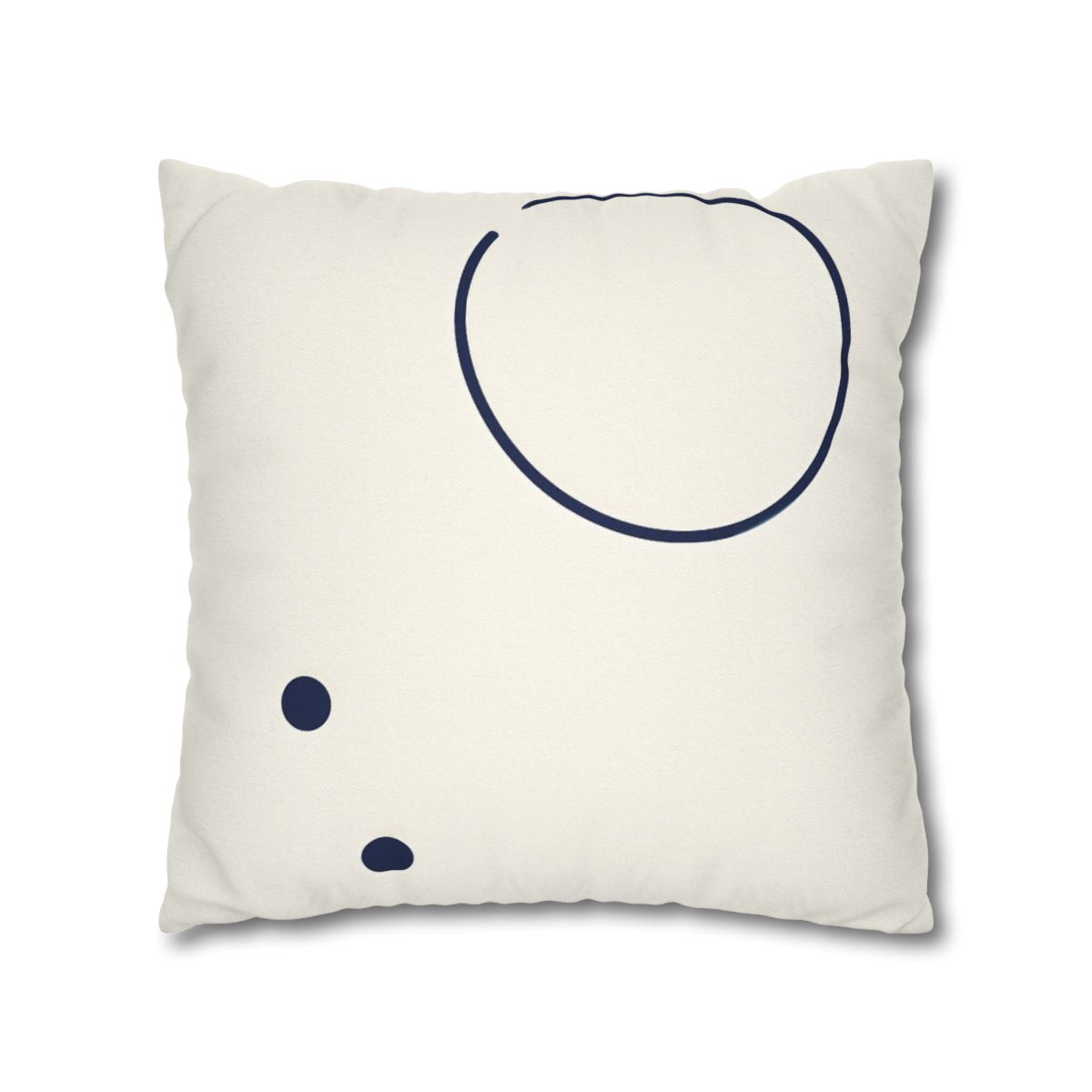 Orbiting Arc And Twin Dots designer print pillow cases
