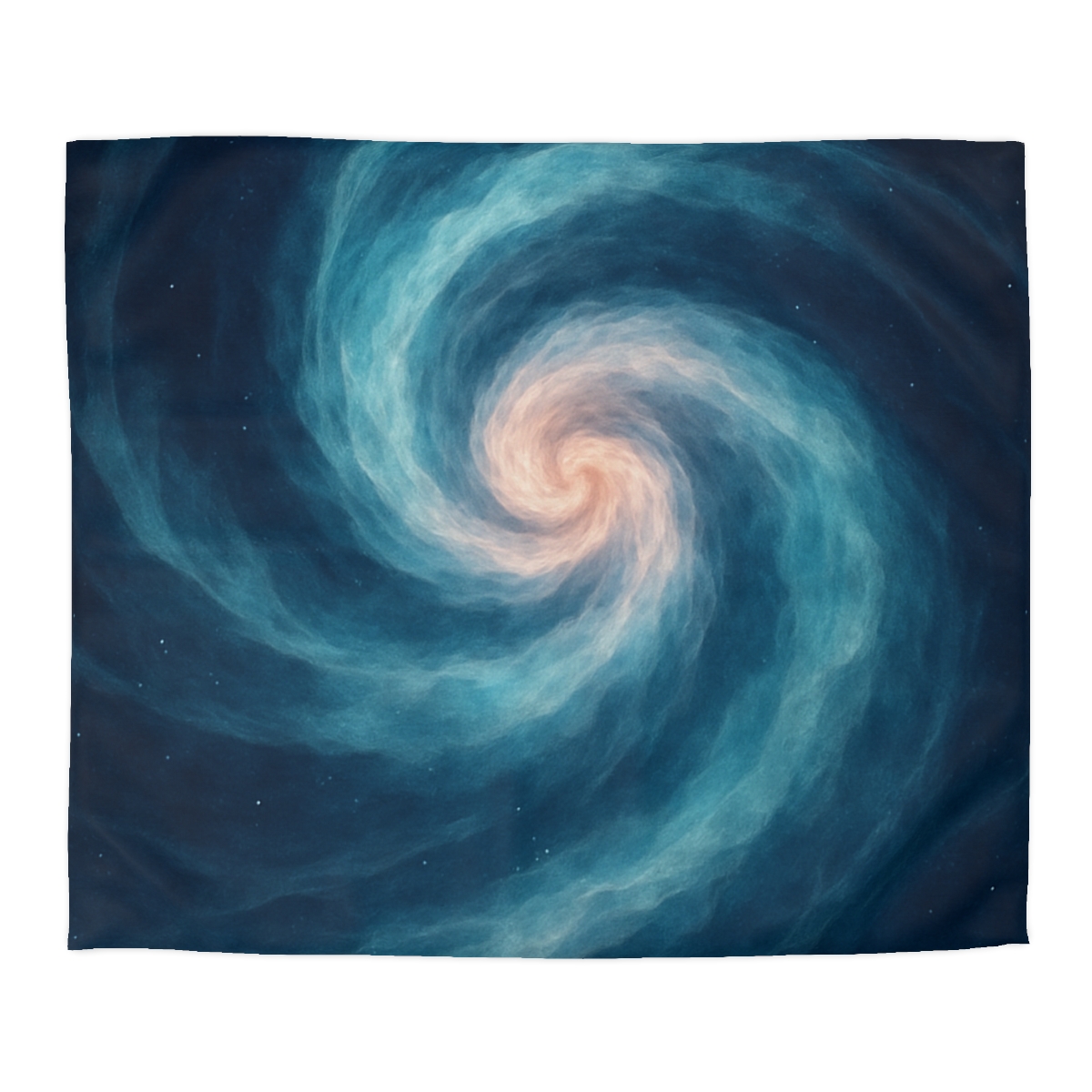 Nebula Silk Spiral personalized bedding duvets