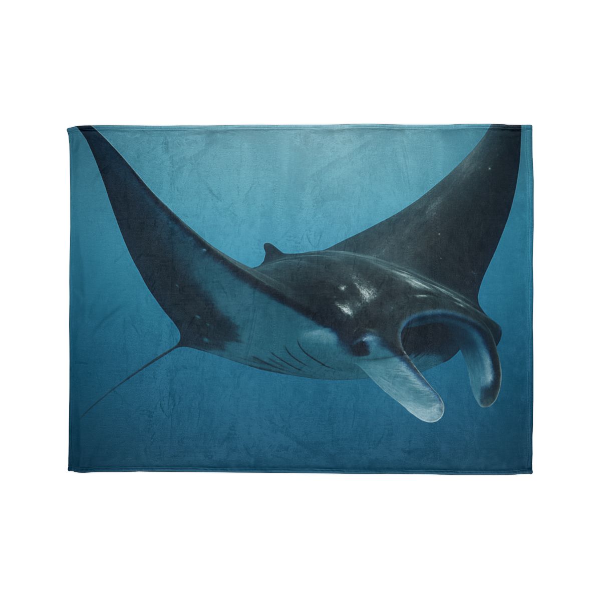 Manta Ray Silent Glide soft fleece blankets
