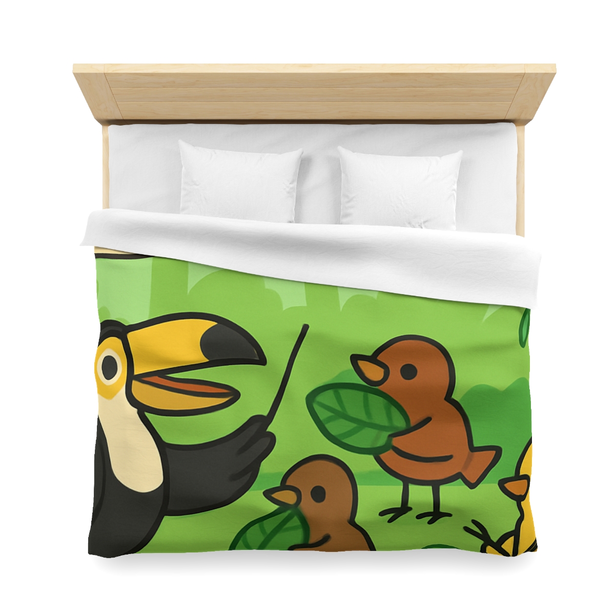 Rainforest Orchestra Of Birds unique patterned duvets
