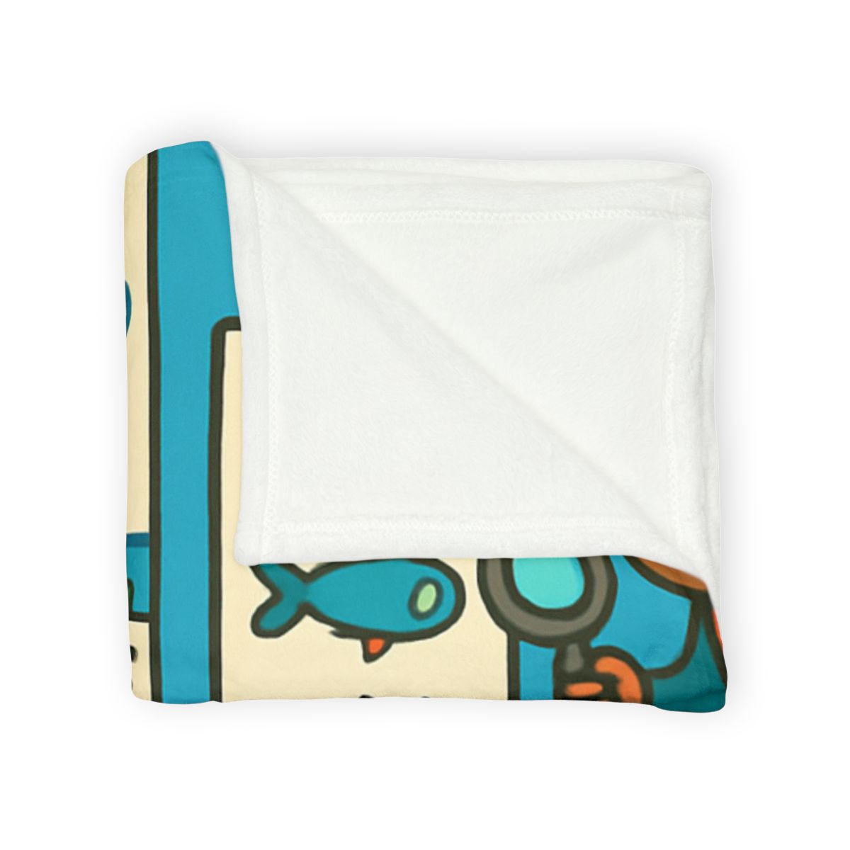 Underwater Science Lab Reef unique gift blanketscustom blankets