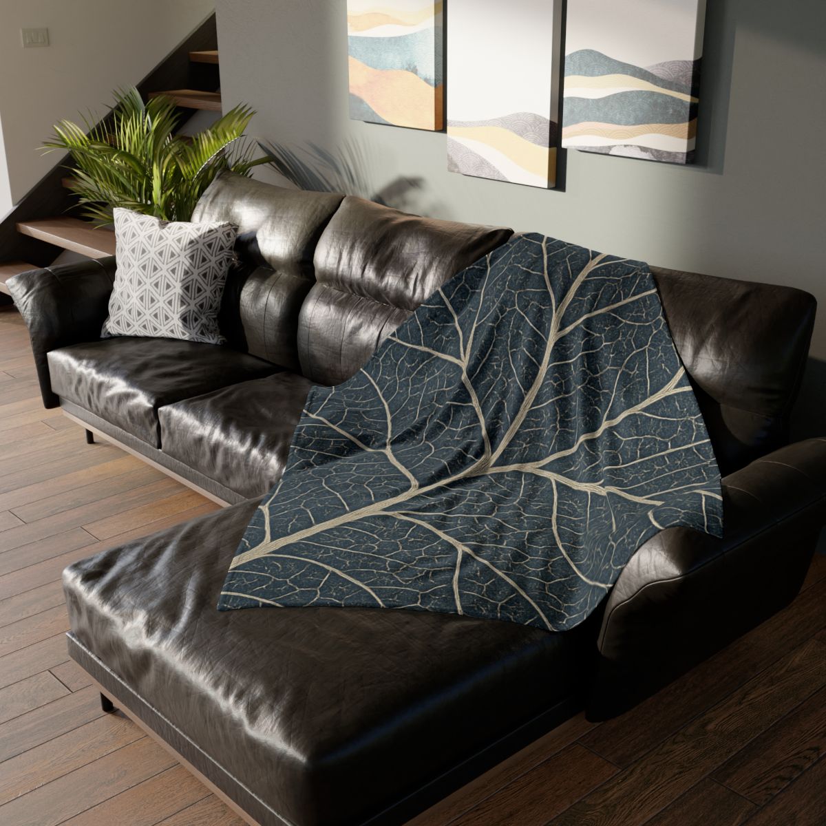Leaf Vein Starchart Lattice unique gift blanketscustom blankets