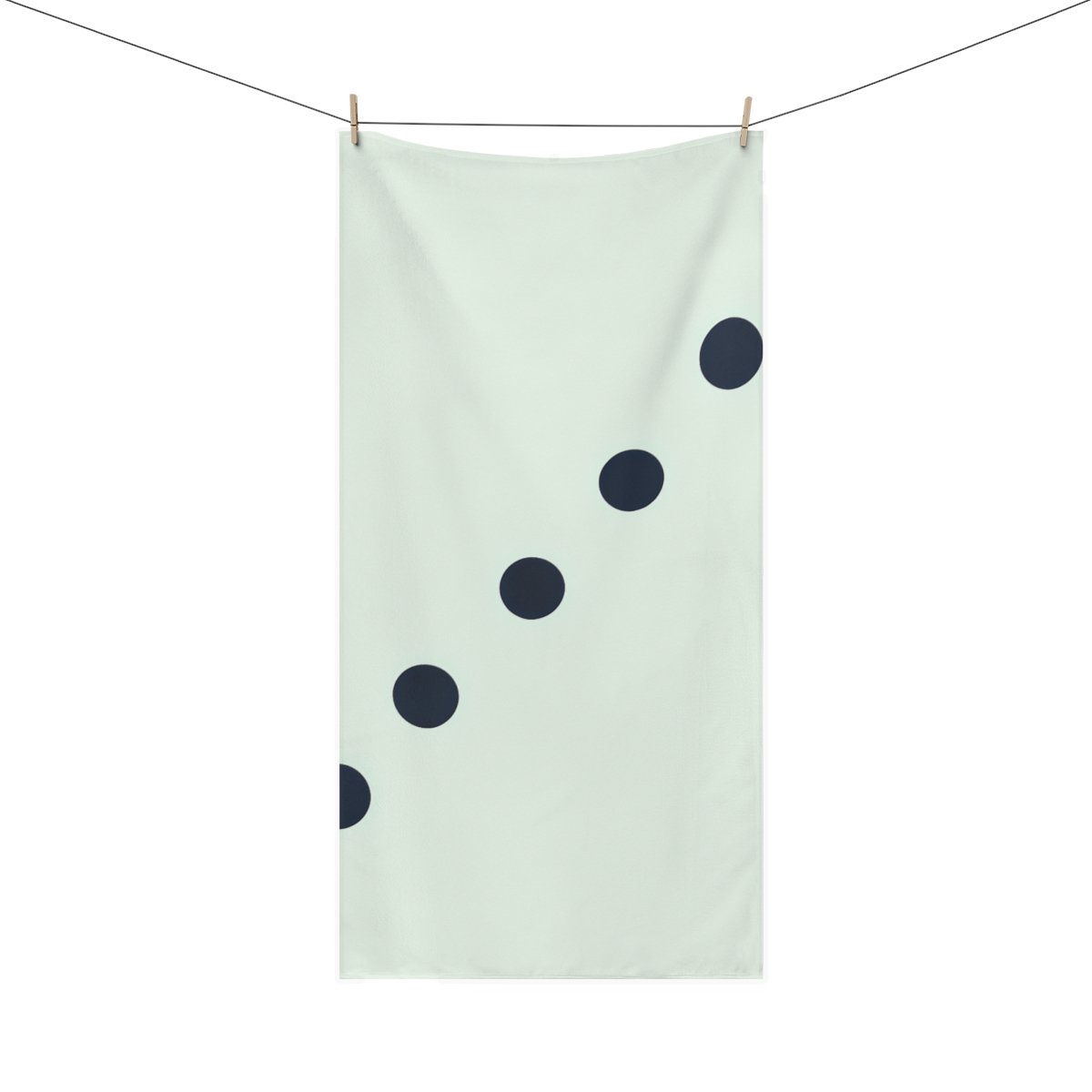 Diagonal Dot Pathway trendy hand towels
