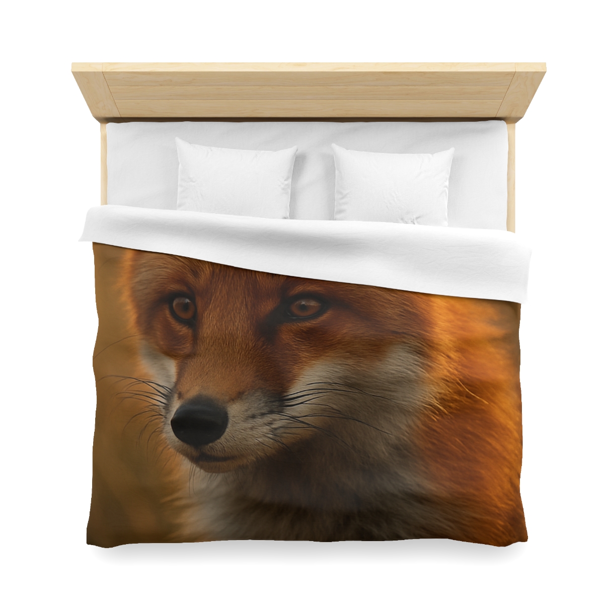 Crimson Whisper Red Fox custom duvets