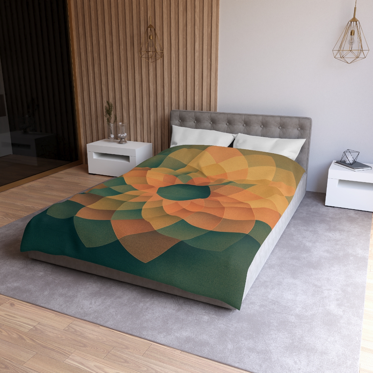 Petal Clockwork Overlay soft comforter duvets