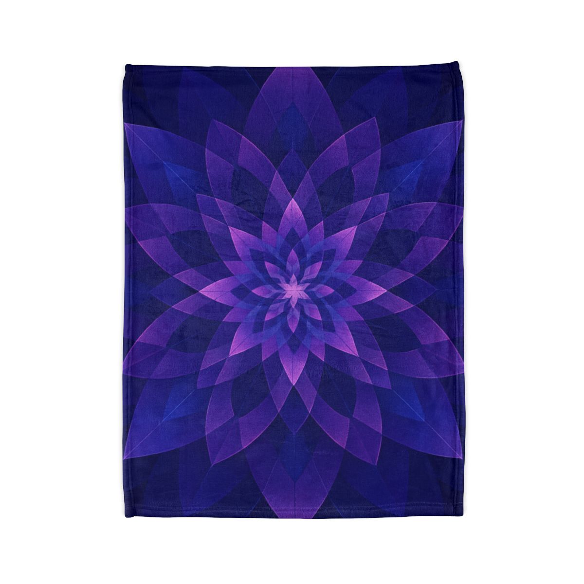 Petal Prism Overlap stylish throw blankets