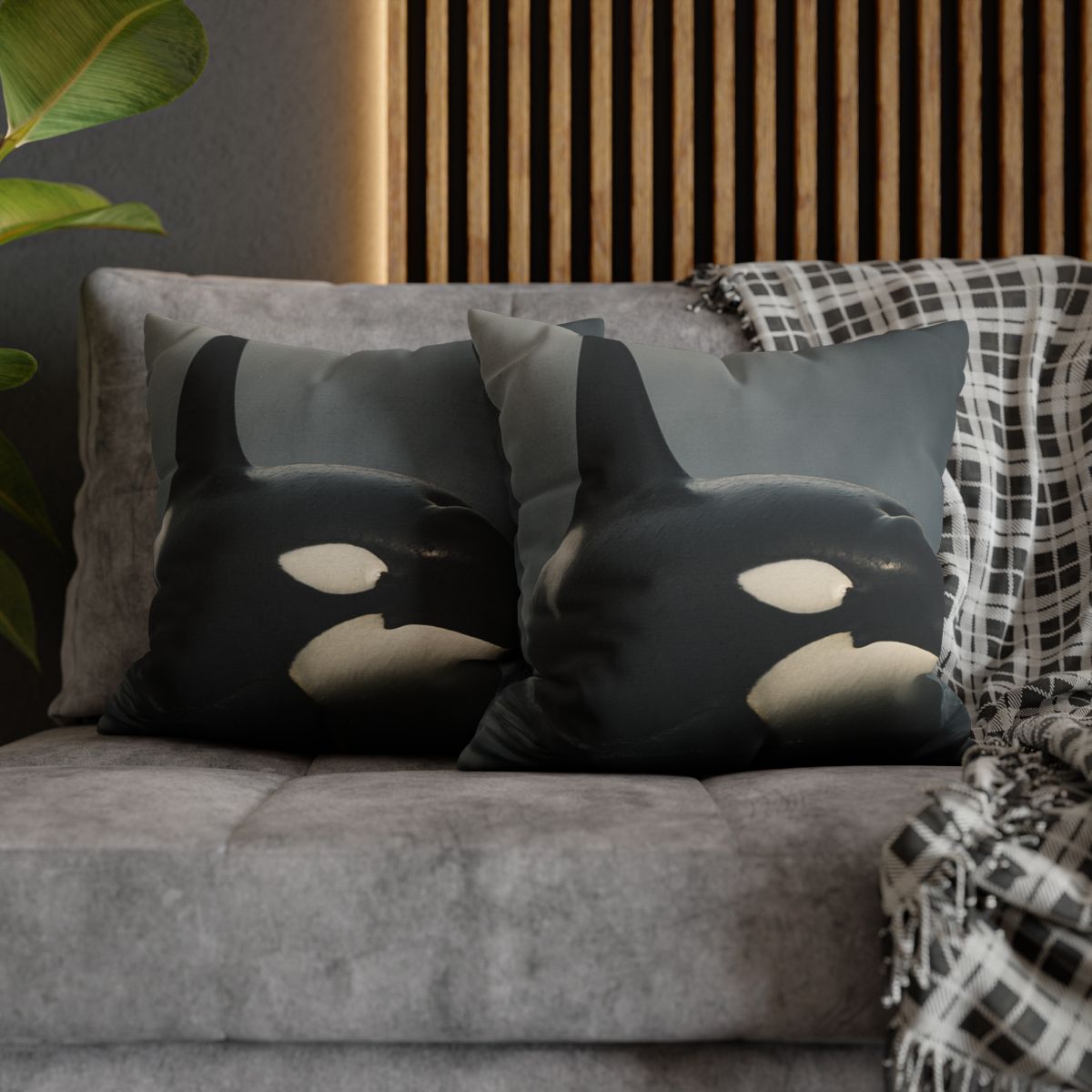 Quiet Current Orca custom pillow cases