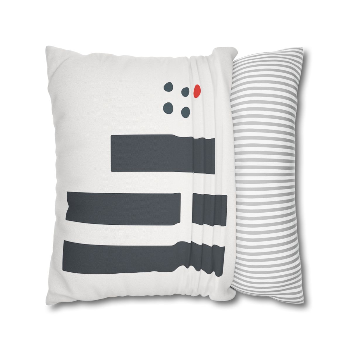 Stepped Columns With Missing Cell Grid trendy patterned pillow cases