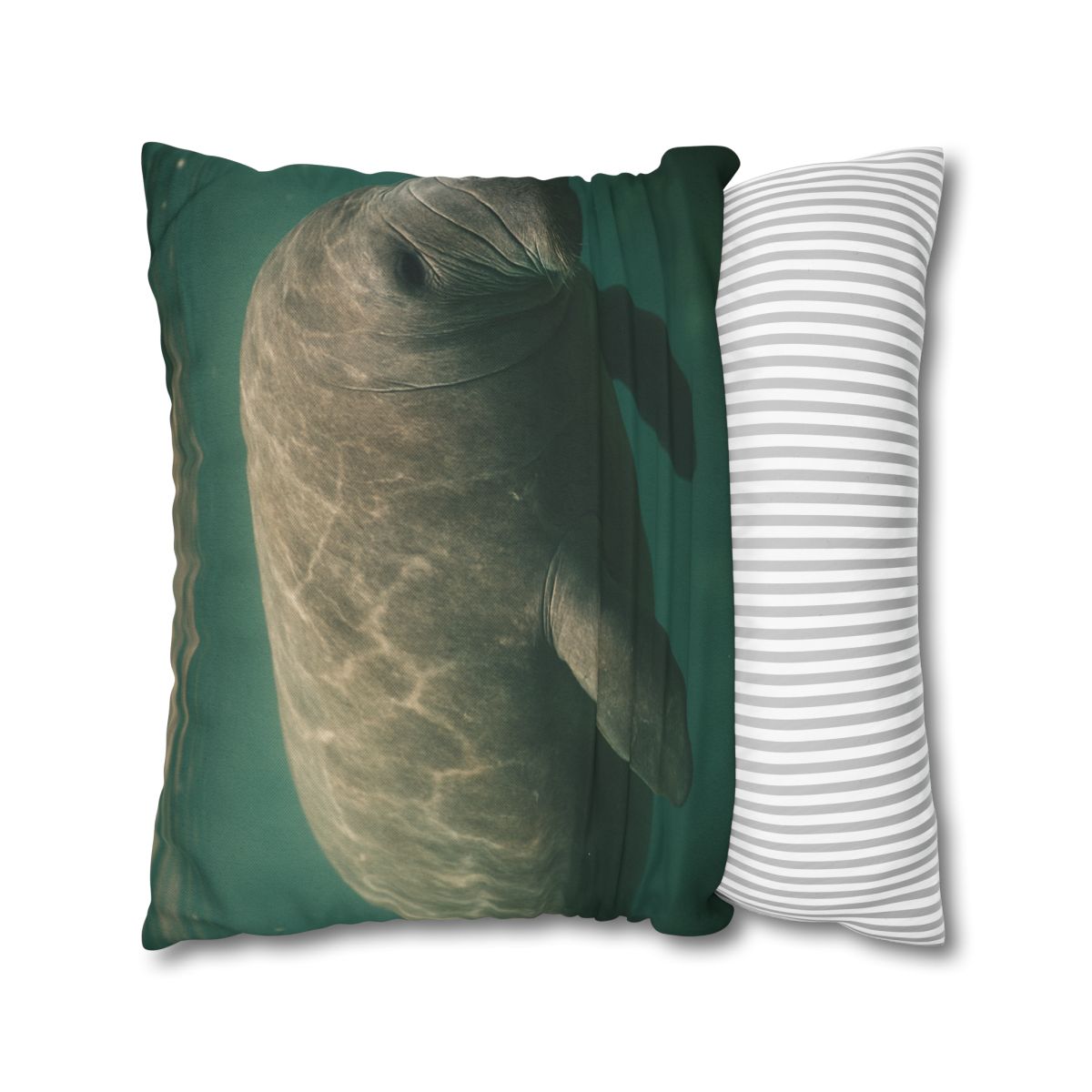 Quiet Drift West Indian Manatee custom pillow cases