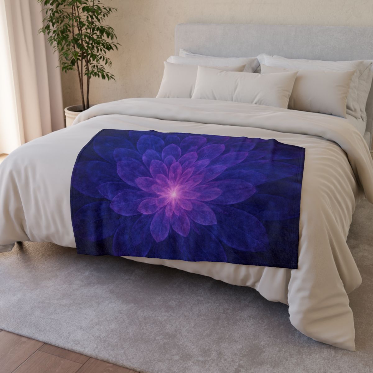 Nebula Petal Radiance custom blankets