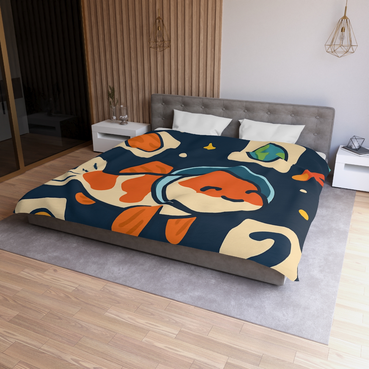 Comet Koi Classroom custom duvets