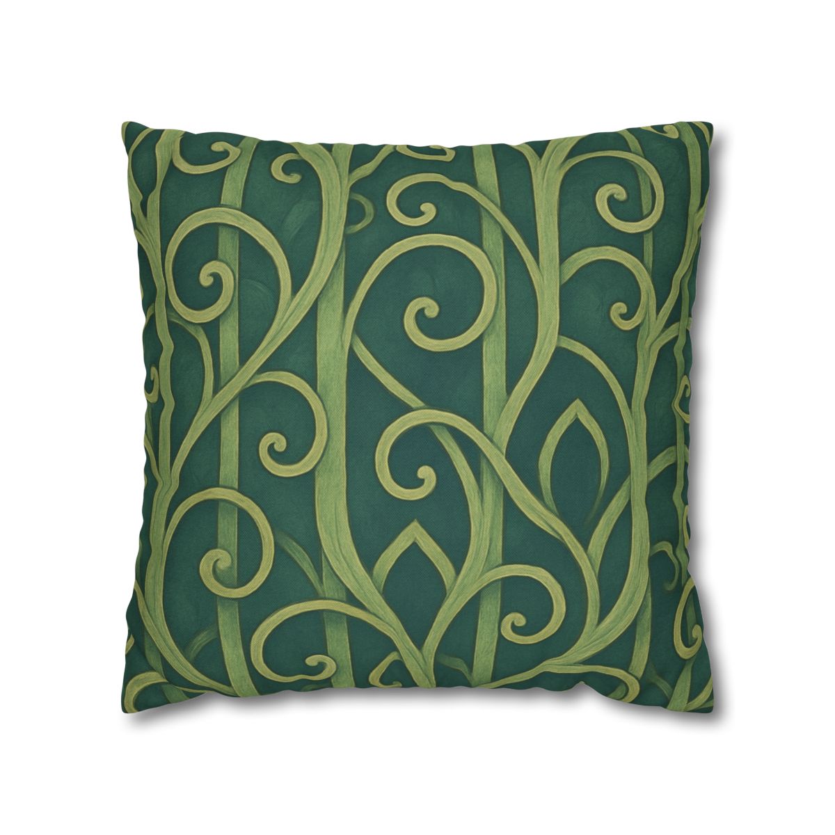 Tendriled Lattice Cascade designer print pillow cases