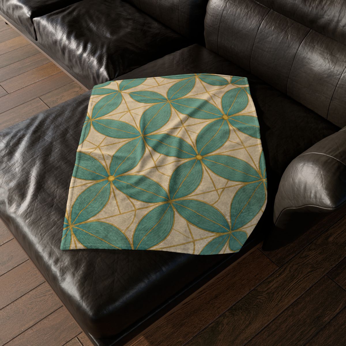 Petal Circuit Lattice personalized cozy blankets