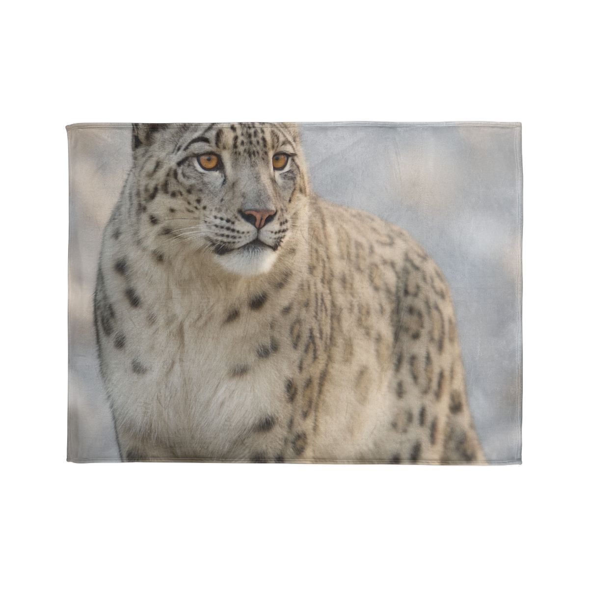 Summit Ghost Snow Leopard decorative home blankets