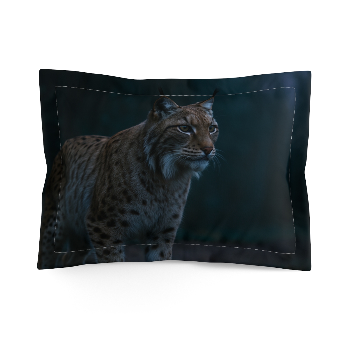Twilight Prowler Lynx designer printed pillows