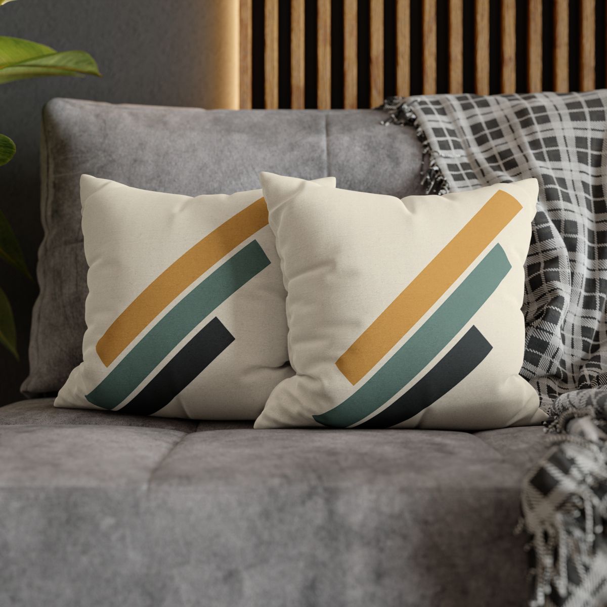 Stepped Rectangle Rhythm comfortable bedding pillow covers