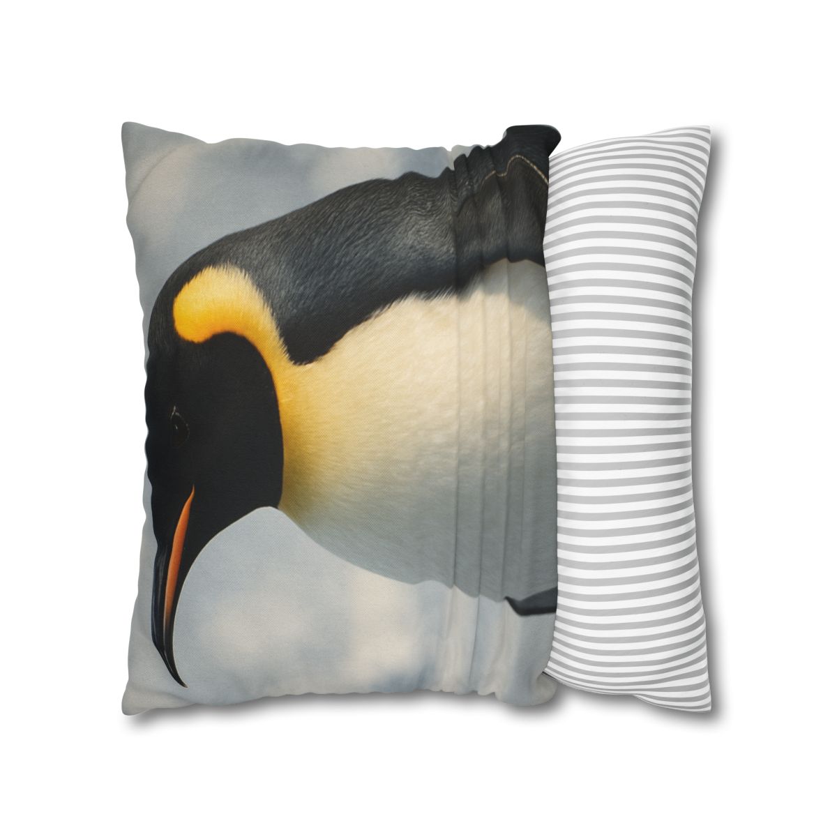 Aurora Drift Emperor Penguin comfortable bedding pillow covers