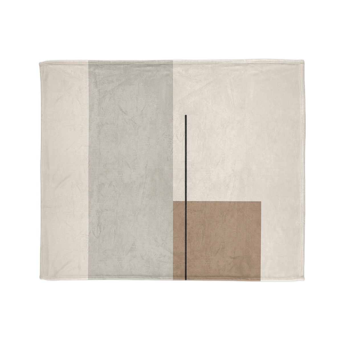 Offset Rectangle Pair With Line custom blankets
