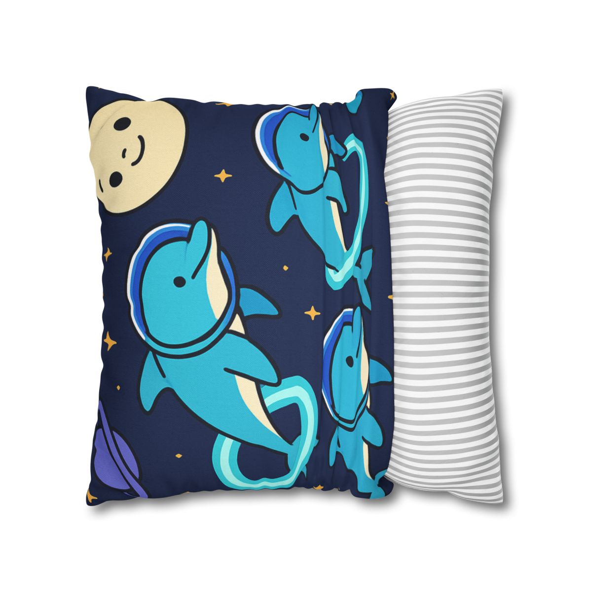 Cosmic Dolphin Playground custom pillow cases