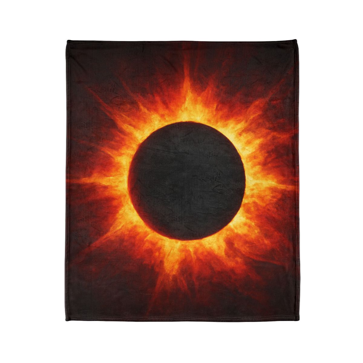 Eclipsed Ember Bloom trendy patterned blankets