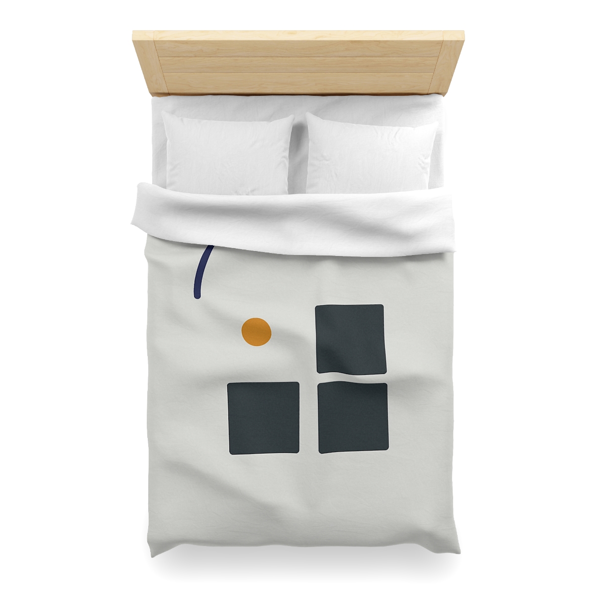 Missing Cell Grid With Offset Arc personalized bedding duvets