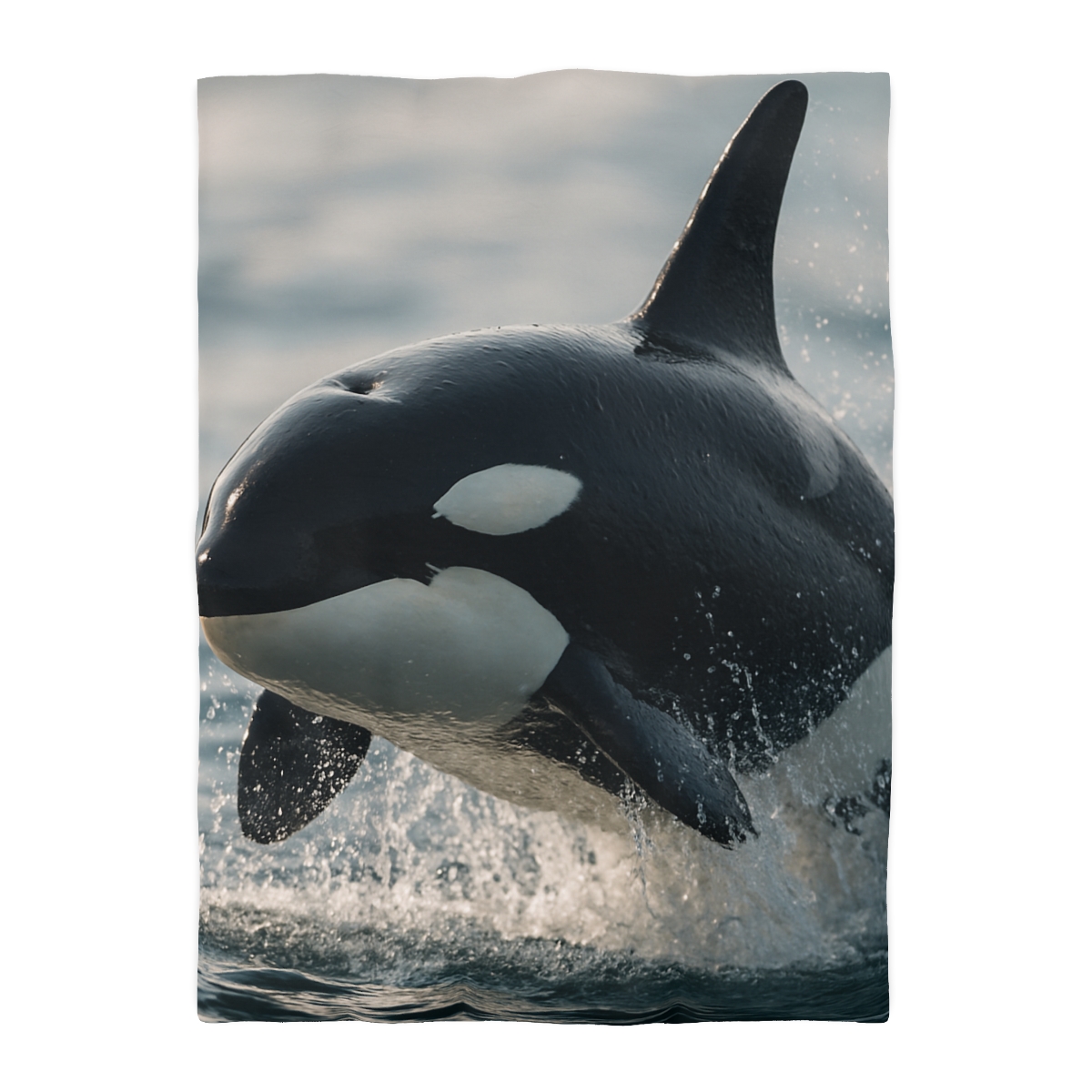 Tidal Monarch Orca custom duvets