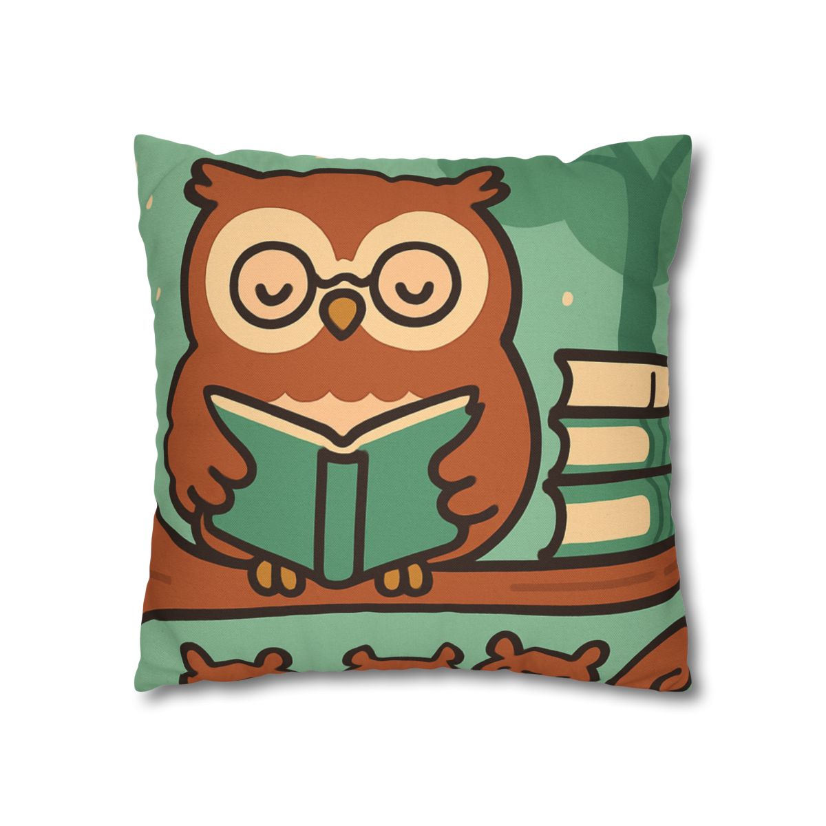 Forest Library Owl comfortable bedding pillow covers