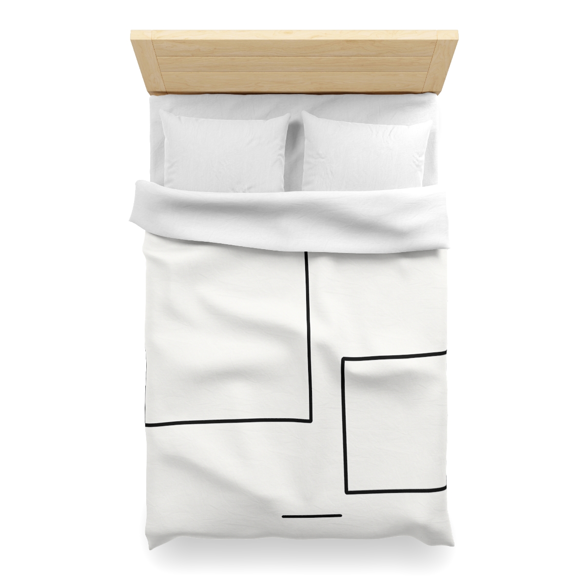 Offset Rectangle Pair With Anchor Line soft comforter duvets