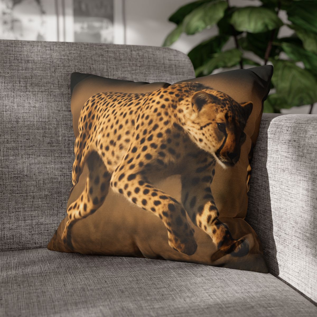 Sun Dash Cheetah personalized pillow covers