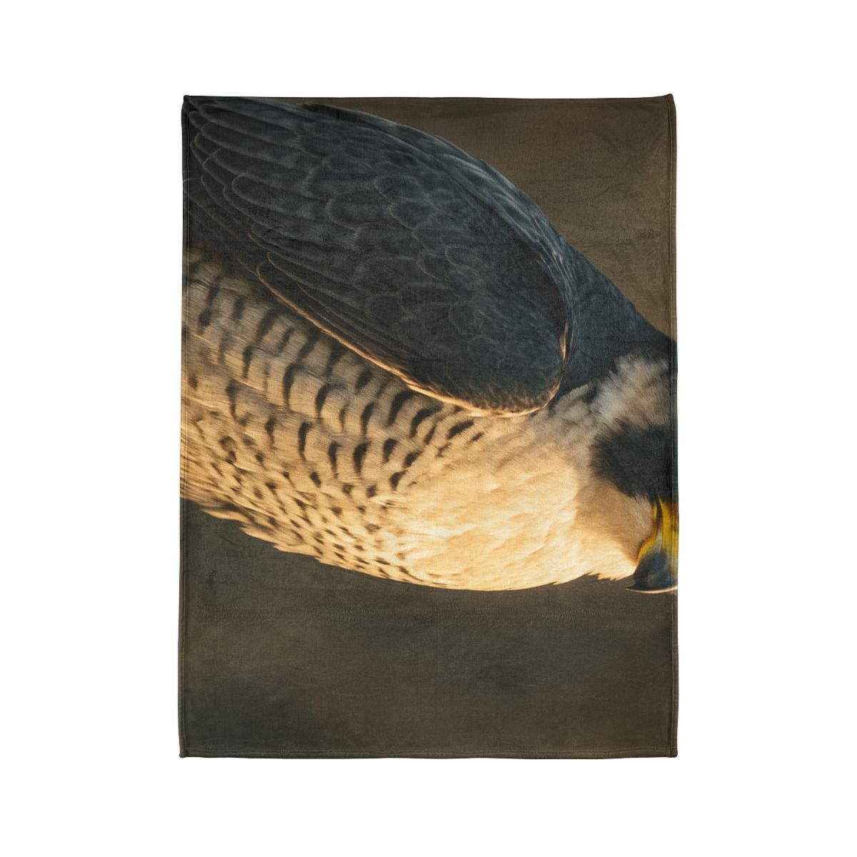 Starlit Poise Peregrine Falcon designer printed blankets