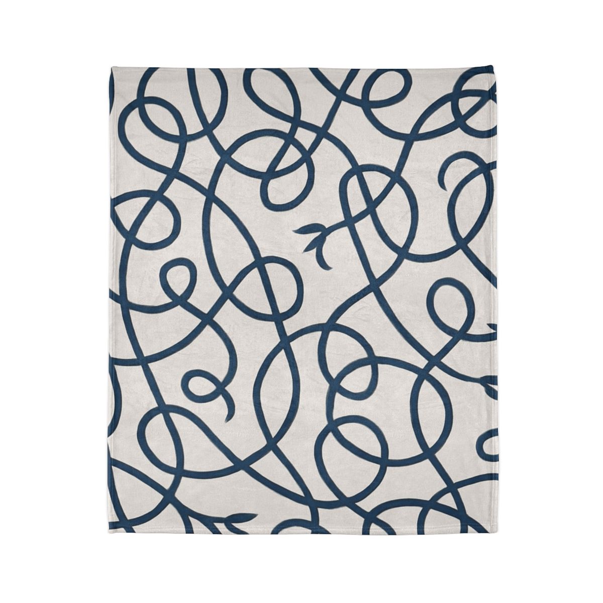 Tendril Loop Weave designer printed blankets