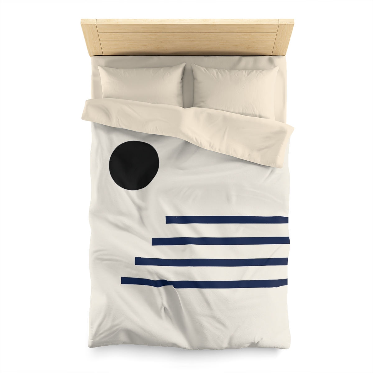 Quiet Orbit Bar Quartet unique patterned duvets