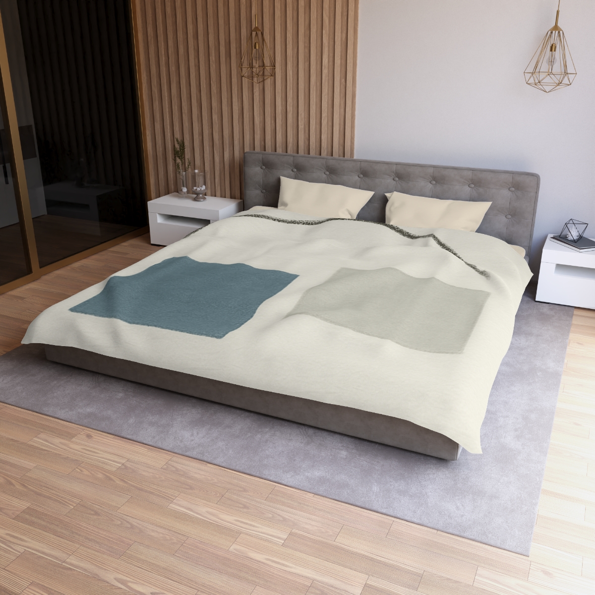 Low Arc Over Offset Squares stylish duvet covers