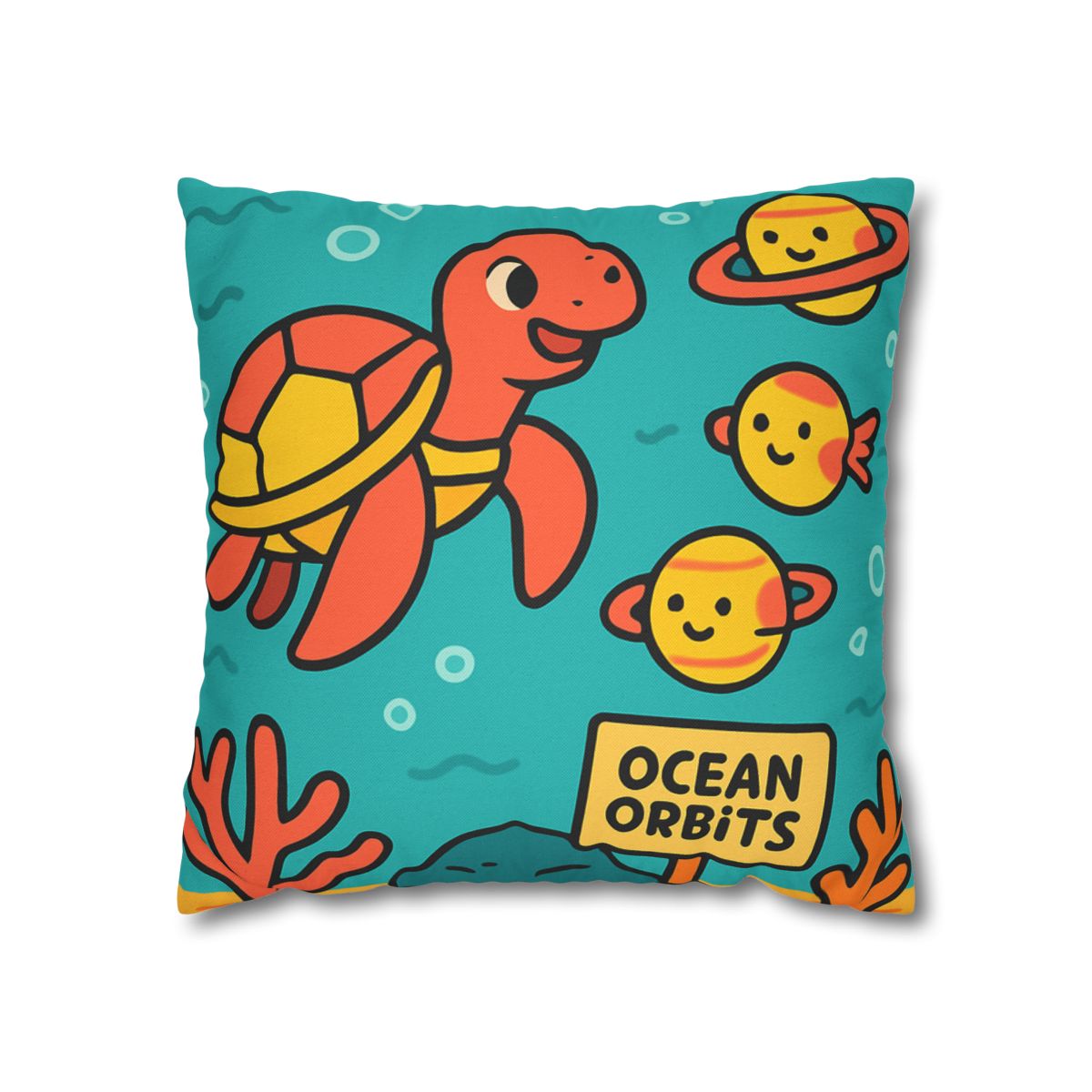 Coral Reef Planet Parade comfortable bedding pillow covers