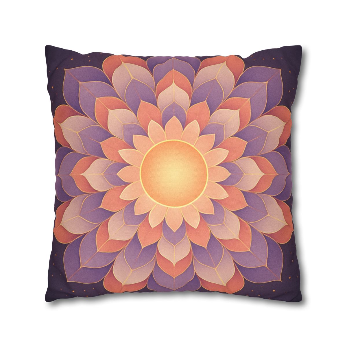 Petal Halo Mandala Drift unique gift pillow cases
