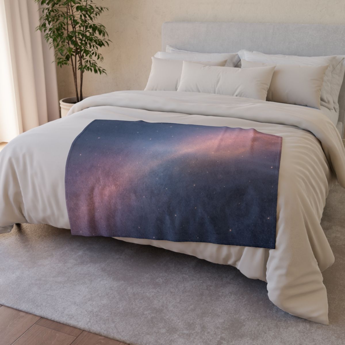 Cosmic Dust Prism Veil soft fleece blankets