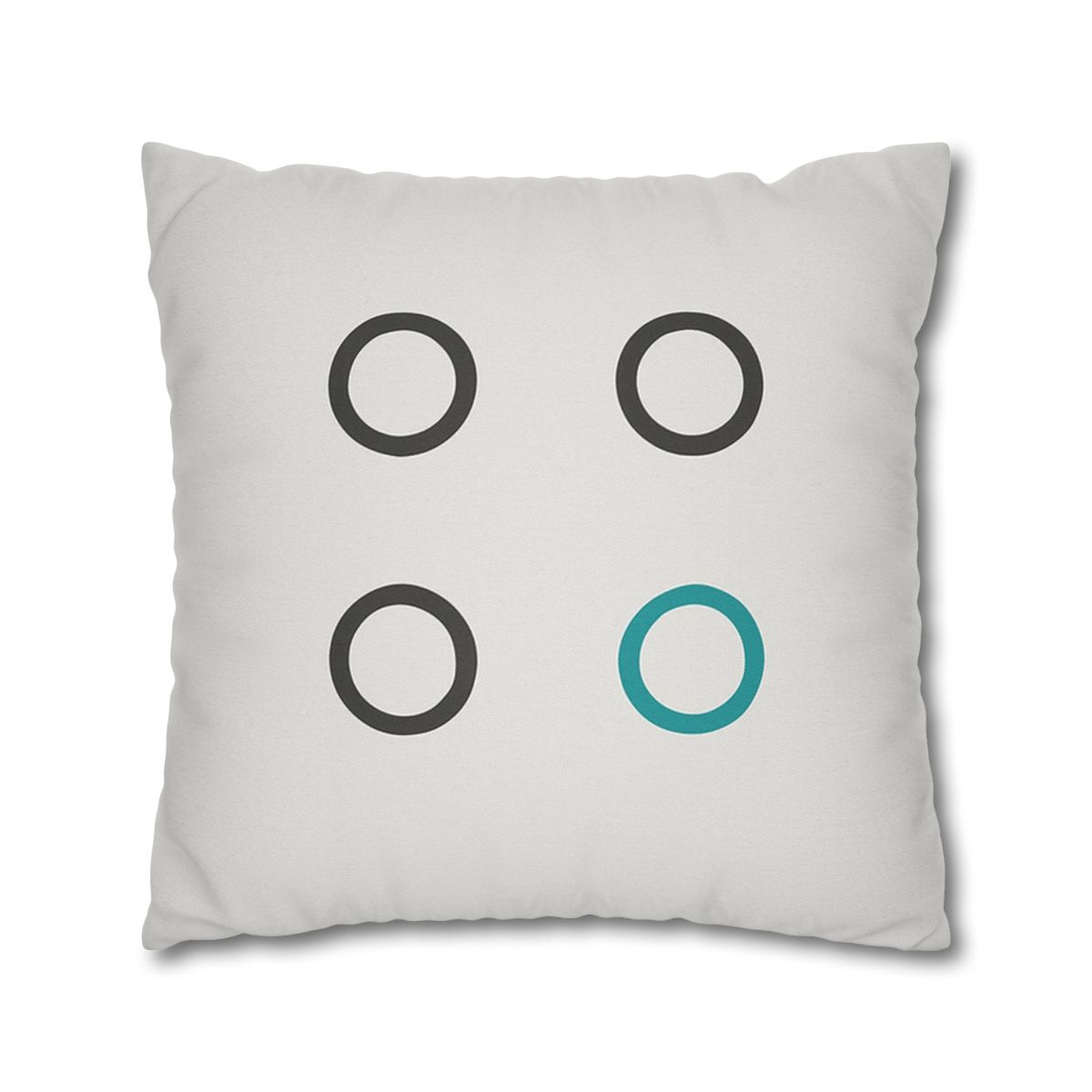 Clustered Dots With Missing Node trendy patterned pillow cases