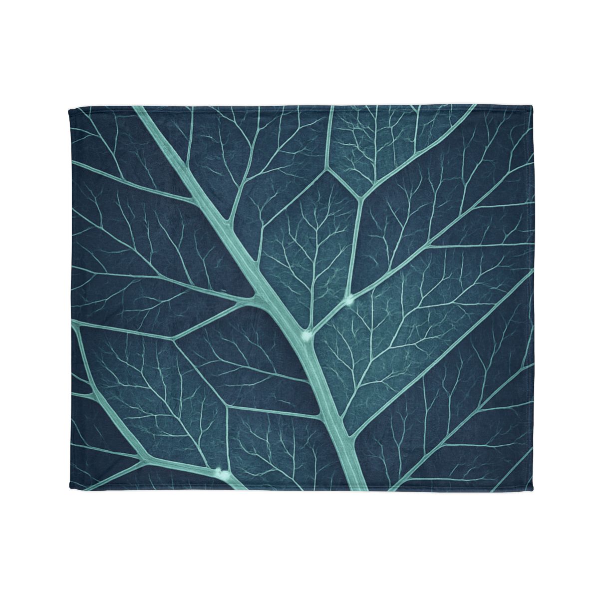 Leaf Vein Circuit Map personalized cozy blankets