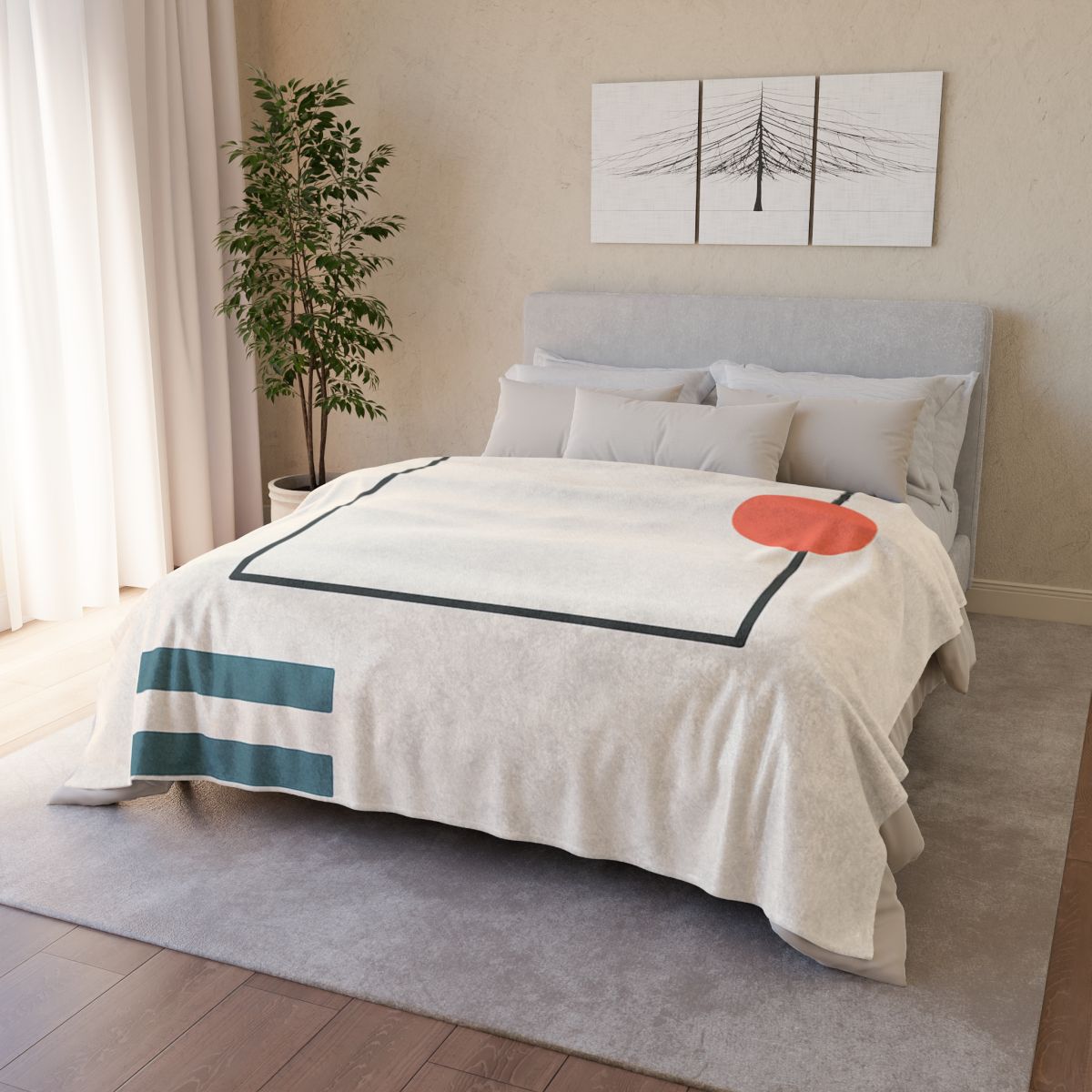 Quiet Orbit With Split Frame warm winter blankets