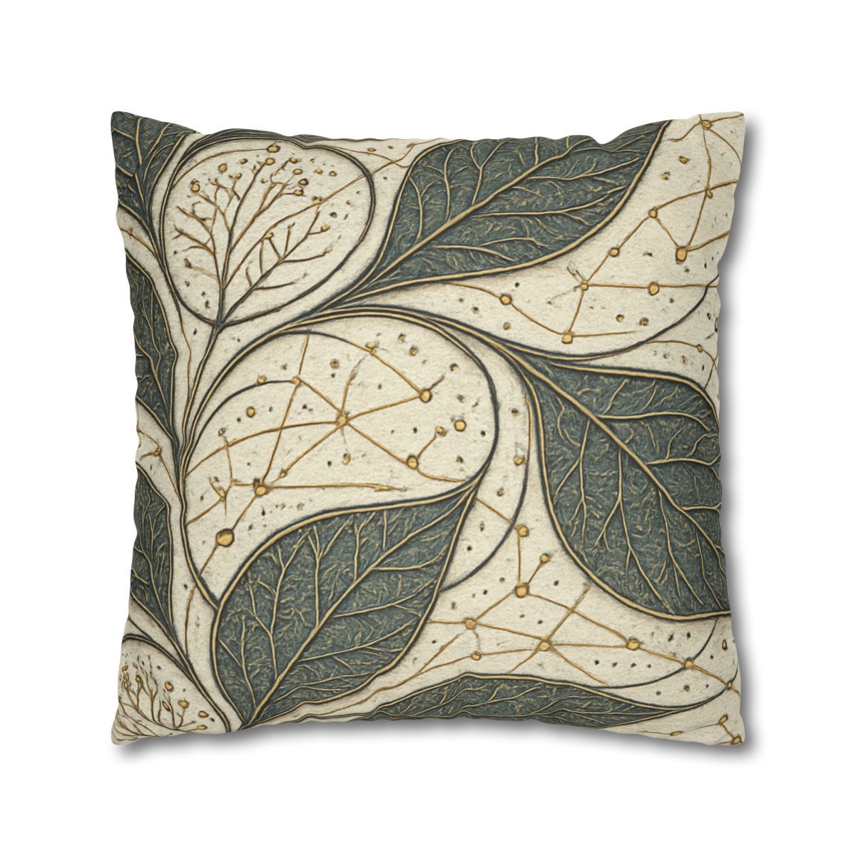 Leaf Vein Starchart Filigree designer print pillow cases